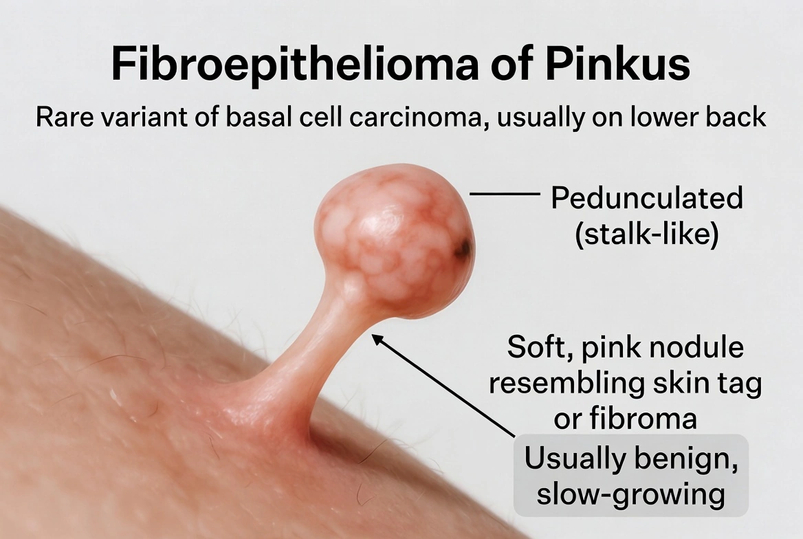 Fibroepithelioma of Pinkus look