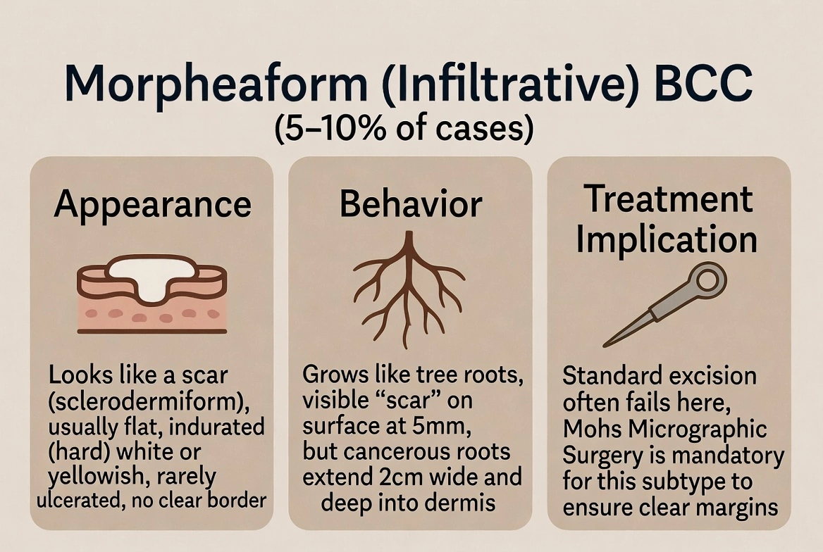 Morpheaform basal cell carcinoma look