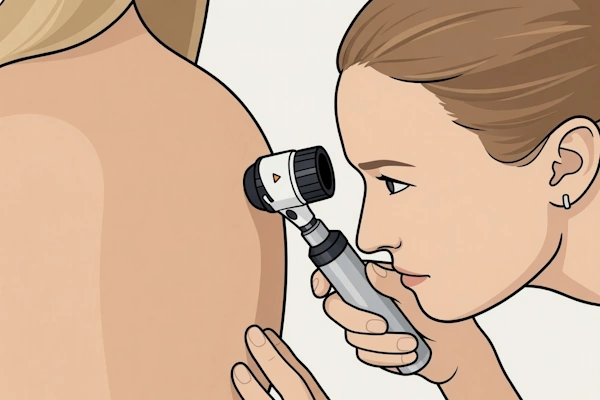 Visual exam for melanoma